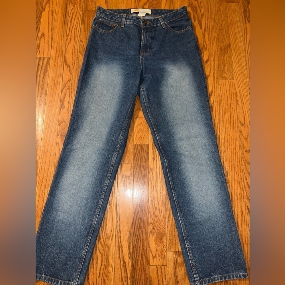 Vintage Route 66 High-Waisted Straight Leg Jeans | Size 8/10